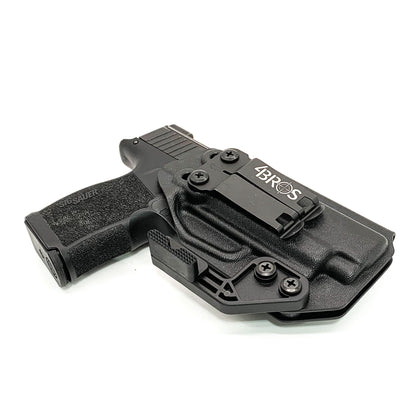 For the best  IWB holster for the Sig Sauer P365XL P365X, P365XL Spectre,  P365X/XL RomeoZero & P365 SAS & Go Guns Gas Pedal shop Four Brothers Holsters. 