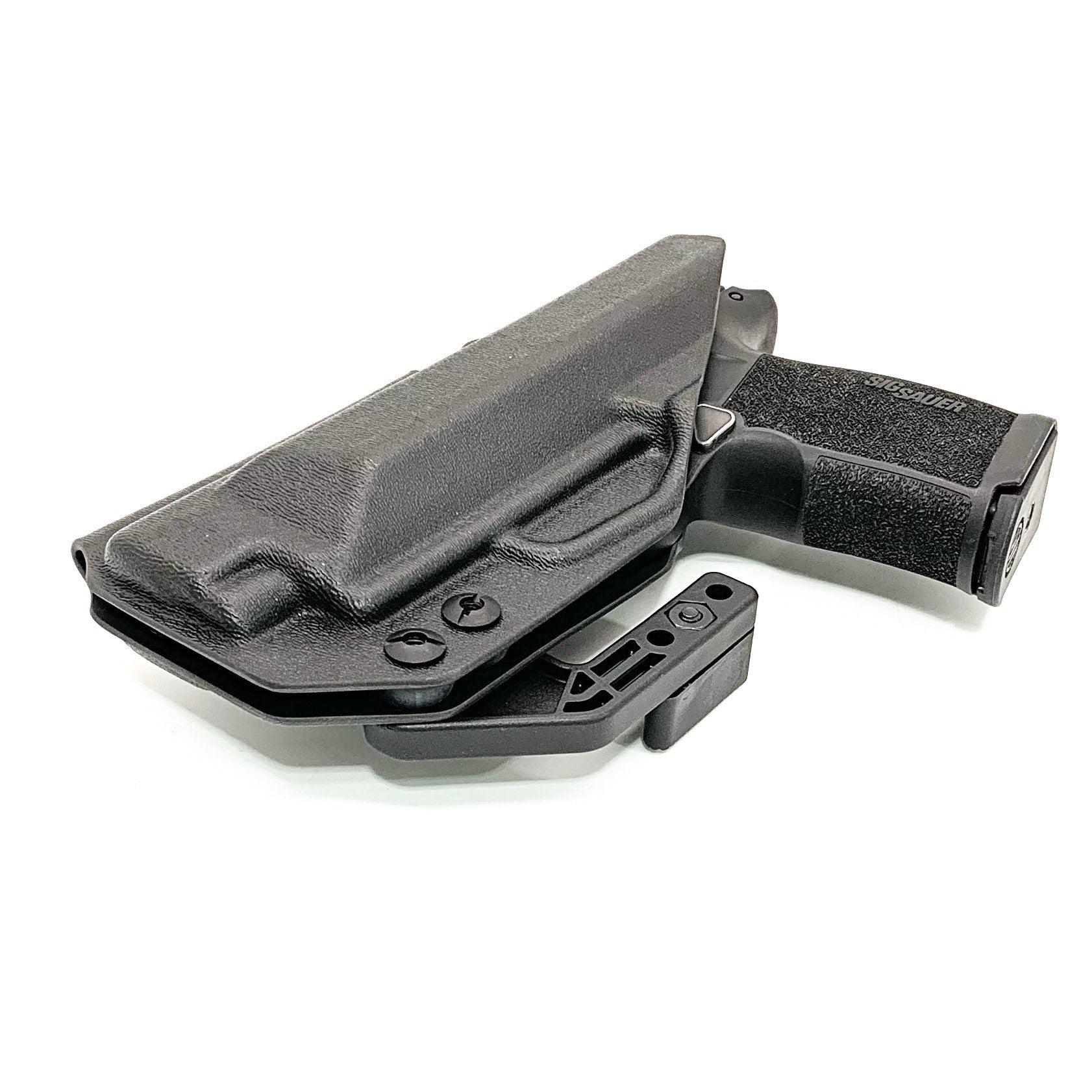 For the best  IWB holster for the Sig Sauer P365XL P365X, P365XL Spectre,  P365X/XL RomeoZero & P365 SAS & Go Guns Gas Pedal shop Four Brothers Holsters. 