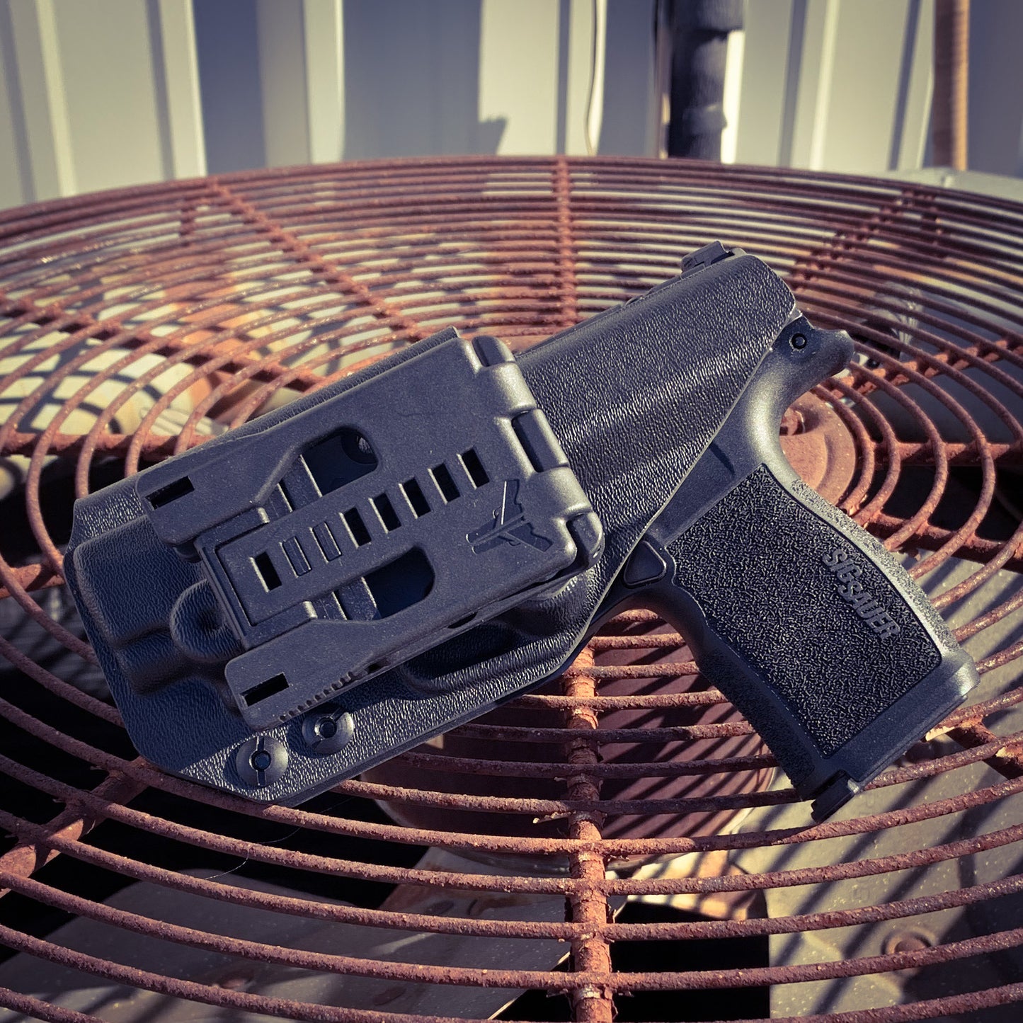 For the best OWB holster for the Sig Sauer P365XL, P365X, P365XL Spectre,  P365X/XL RomeoZero & P365 SAS with GoGuns Gas Pedal shop Four Brothers Holsters.