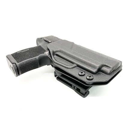 For the best OWB holster for the Sig Sauer P365XL, P365X, P365XL Spectre,  P365X/XL RomeoZero & P365 SAS with GoGuns Gas Pedal shop Four Brothers Holsters.