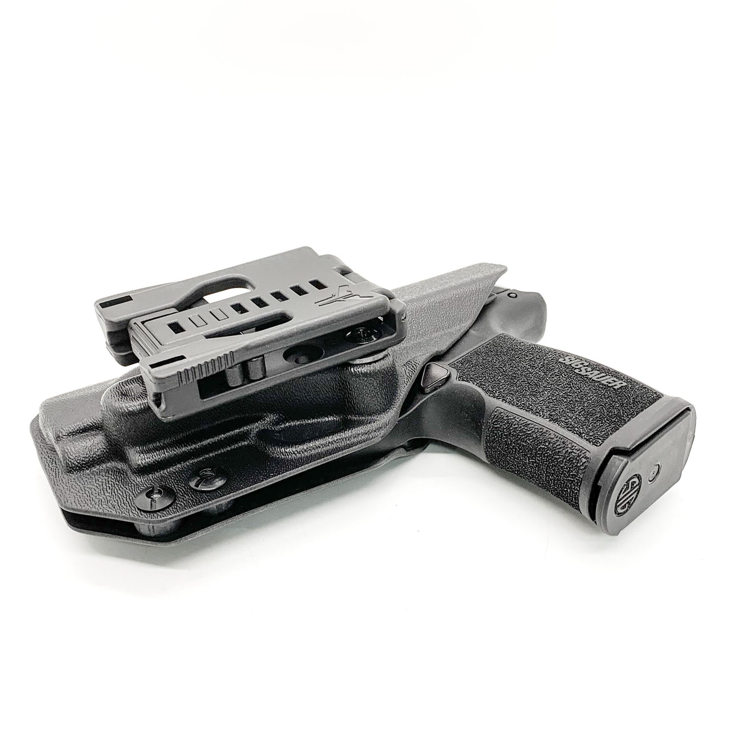 For the best OWB holster for the Sig Sauer P365XL, P365X, P365XL Spectre,  P365X/XL RomeoZero & P365 SAS with GoGuns Gas Pedal shop Four Brothers Holsters.