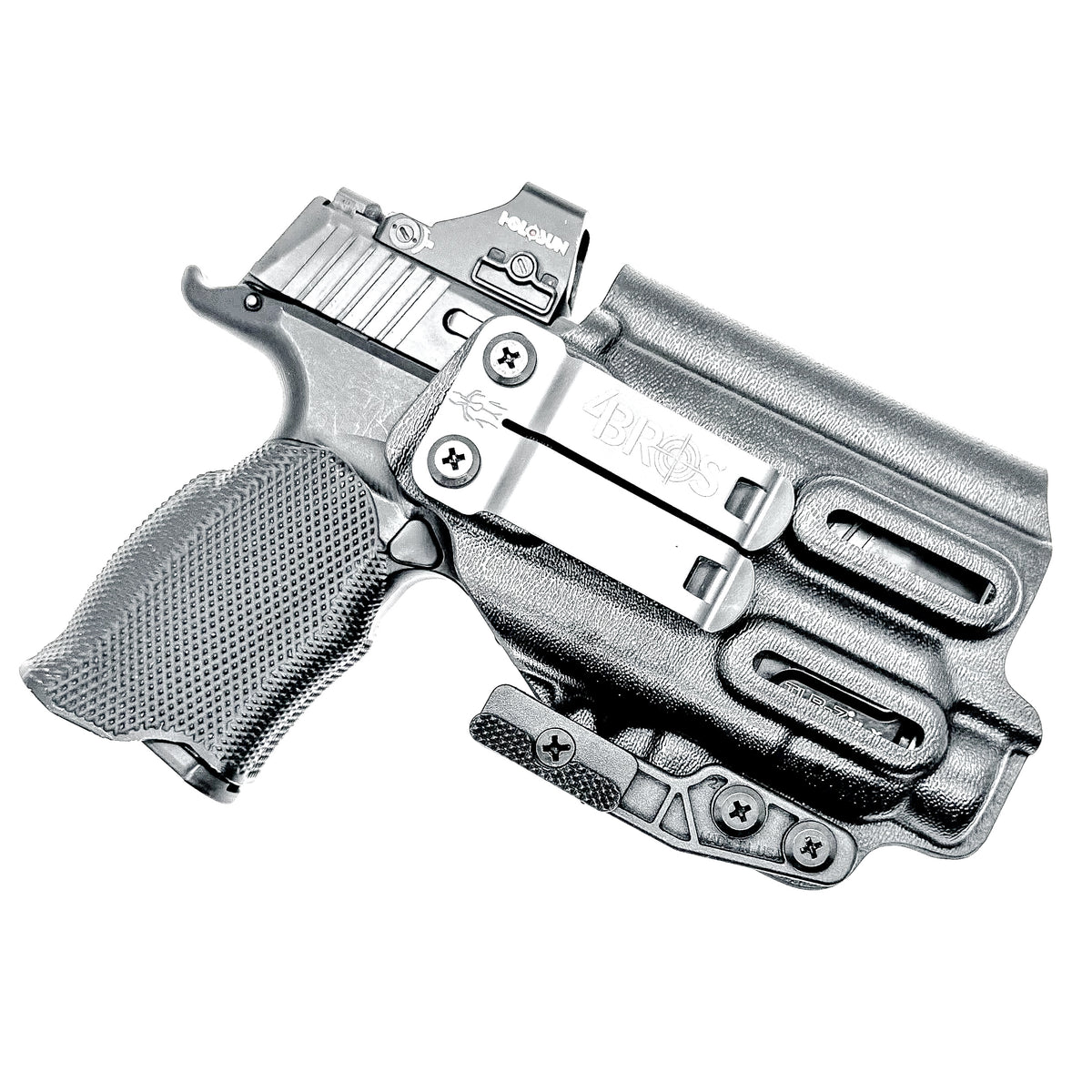 IWB holster for Sig Sauer P365, P365X, P365XL with Icarus EVO grip and Streamlight TLR-7 HL-X. Optics-ready, adjustable retention, precision-molded, made in USA