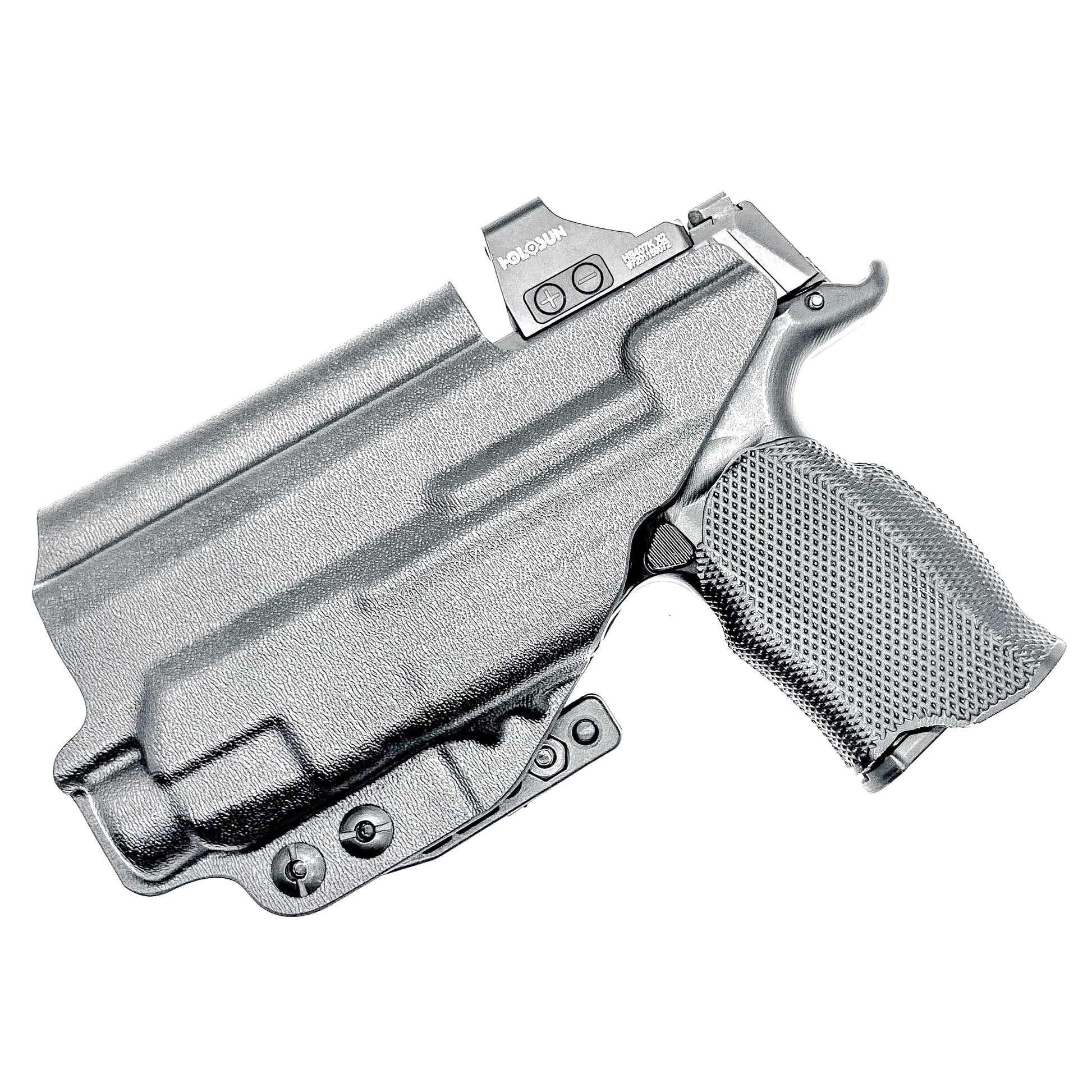 IWB holster for Sig Sauer P365, P365X, P365XL with Icarus EVO grip and Streamlight TLR-7 HL-X. Optics-ready, adjustable retention, precision-molded, made in USA