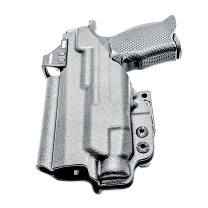 IWB holster for Sig Sauer P365, P365X, P365XL with Icarus EVO grip and Streamlight TLR-7 HL-X. Optics-ready, adjustable retention, precision-molded, made in USA