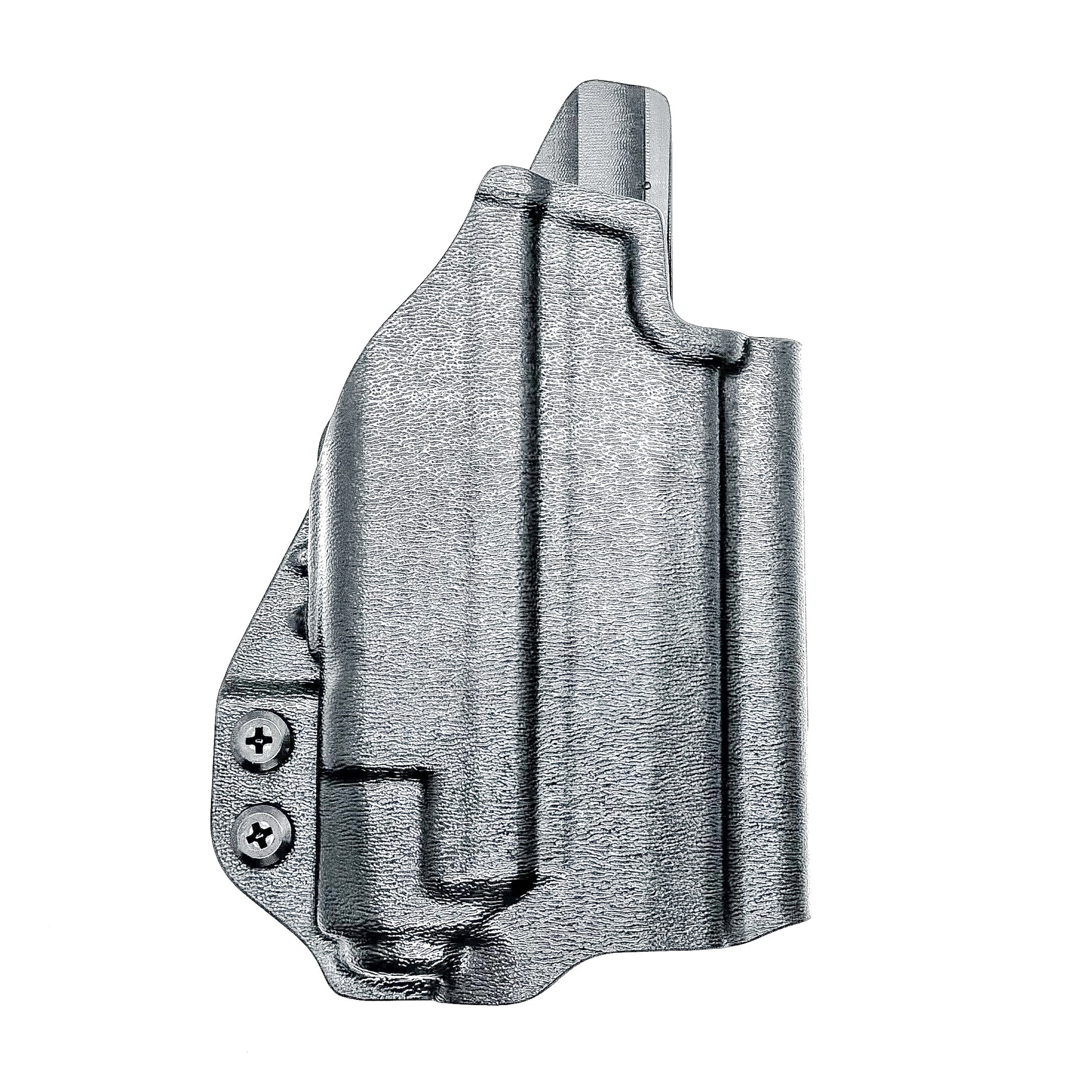 OWB Holster for the Sig Sauer P365XL & Icarus Precision A.C.E. Module & TLR-7 X in black with the 4BROS 1.5" Belt Slide.