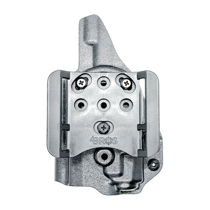 OWB Holster for the Sig Sauer P365XL & Icarus Precision A.C.E. Module & TLR-7 X in black with the 4BROS 1.5" Belt Slide.