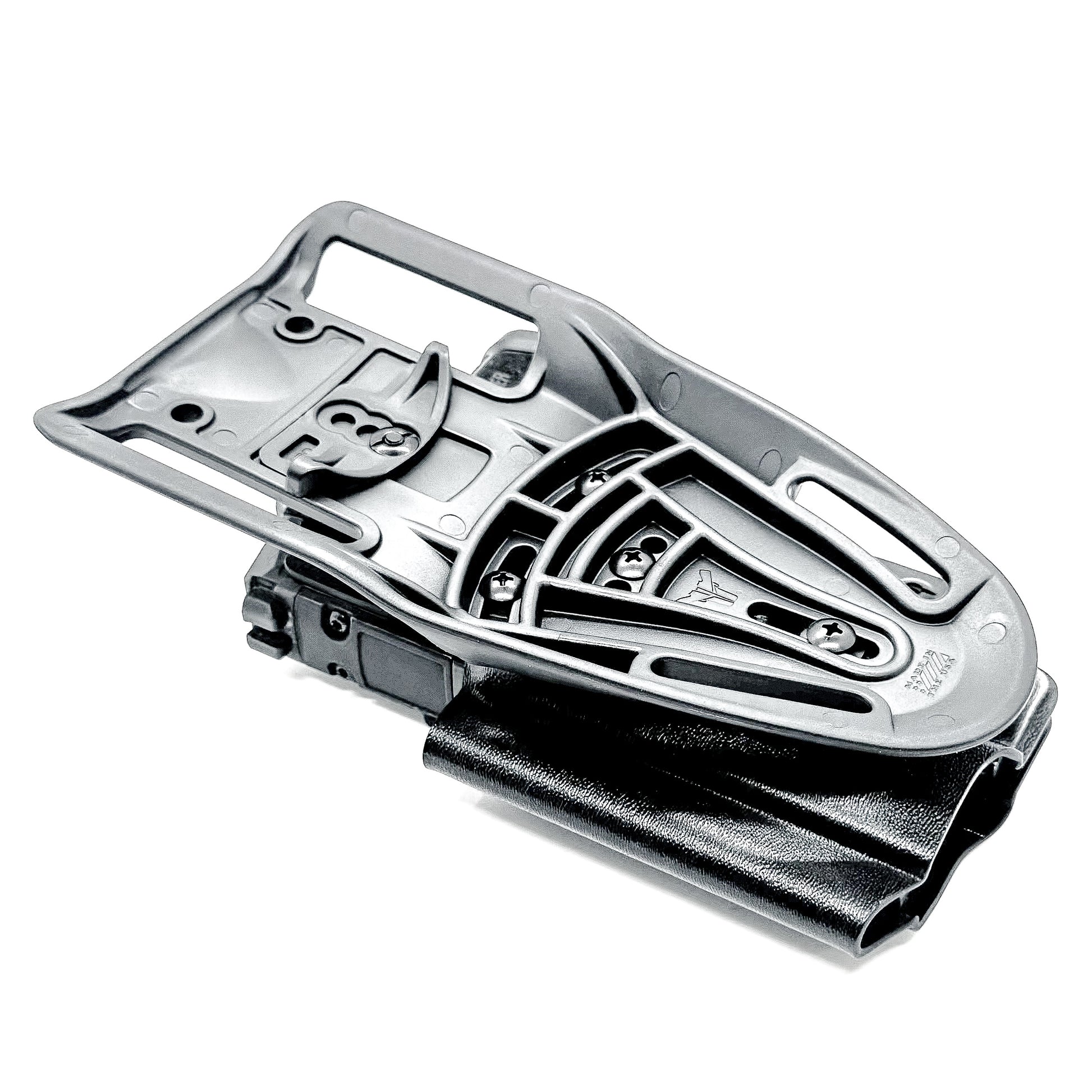 Black Outside Waistband Sig Sauer P365XL with the Streamlight TLR-7 Sub Duty & Competition Style Kydex Holster with a duty drop attachment.