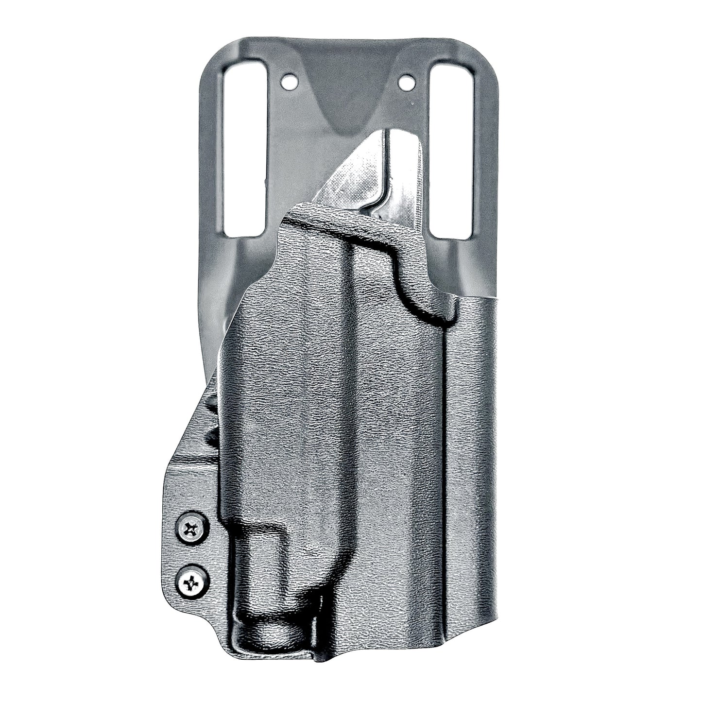 Black Outside Waistband Sig Sauer P365XL with the Streamlight TLR-7 Sub Duty & Competition Style Kydex Holster with a duty drop attachment.