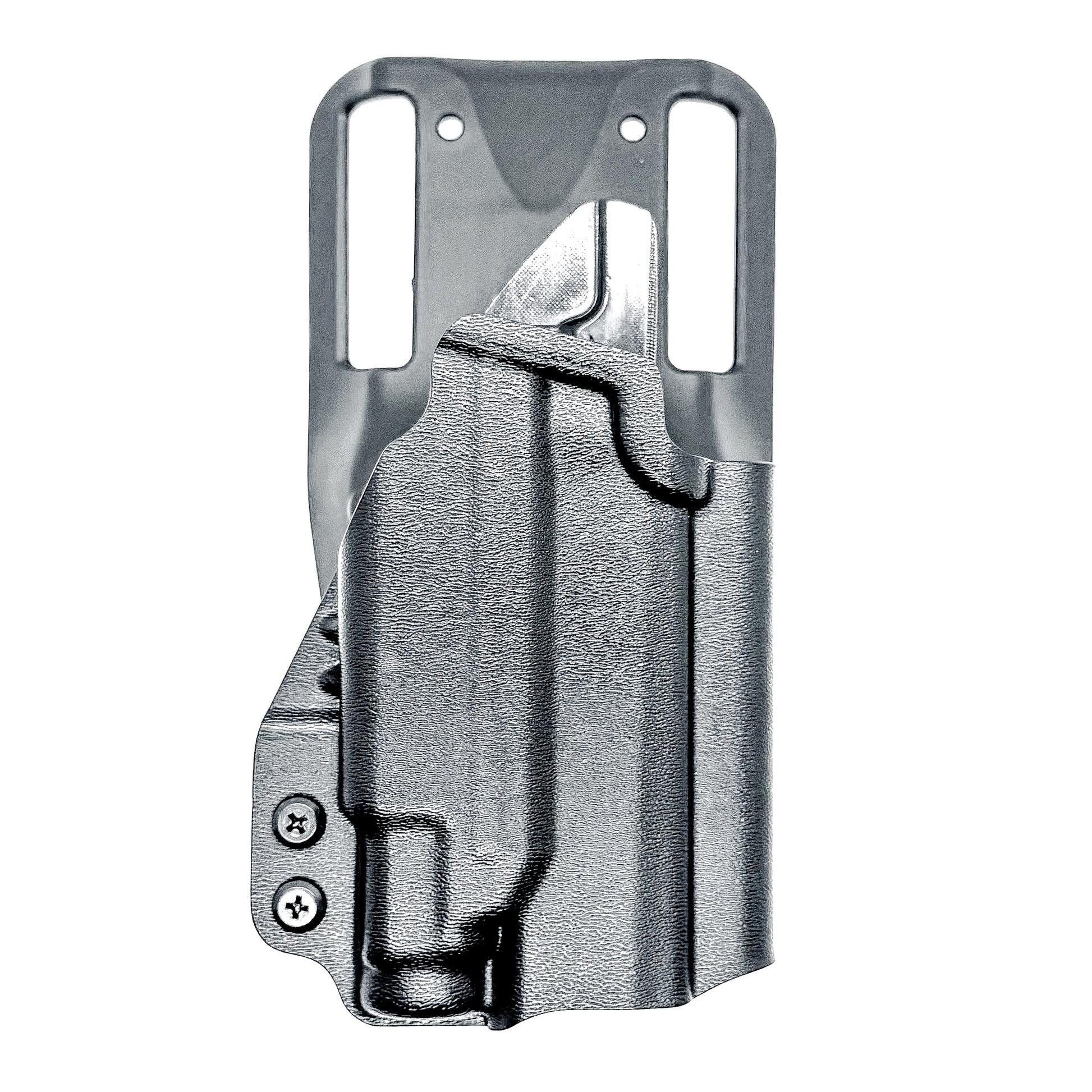 Black Outside Waistband Sig Sauer P365XL with the Streamlight TLR-7 Sub Duty & Competition Style Kydex Holster with a duty drop attachment.