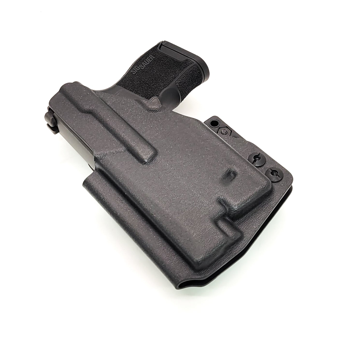 For the best, Inside Waistband IWB AIWB Kydex Holster for the Sig Sauer P365, 365XL, or 365 SAS with Nightstick TSM-13G light shop Four Brothers 4Bros Holsters.