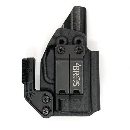 Inside waistband IWB kydex holster designed to fit the Sig Sauer P365 P 365 with GoGuns Gas Pedal holster has adjustable retention High Sweat shield guard FOMI 1.5" Belt attachment Optional Modwing includes 2 inserts to reduce firearm printing Rides close to body and comfortable durable