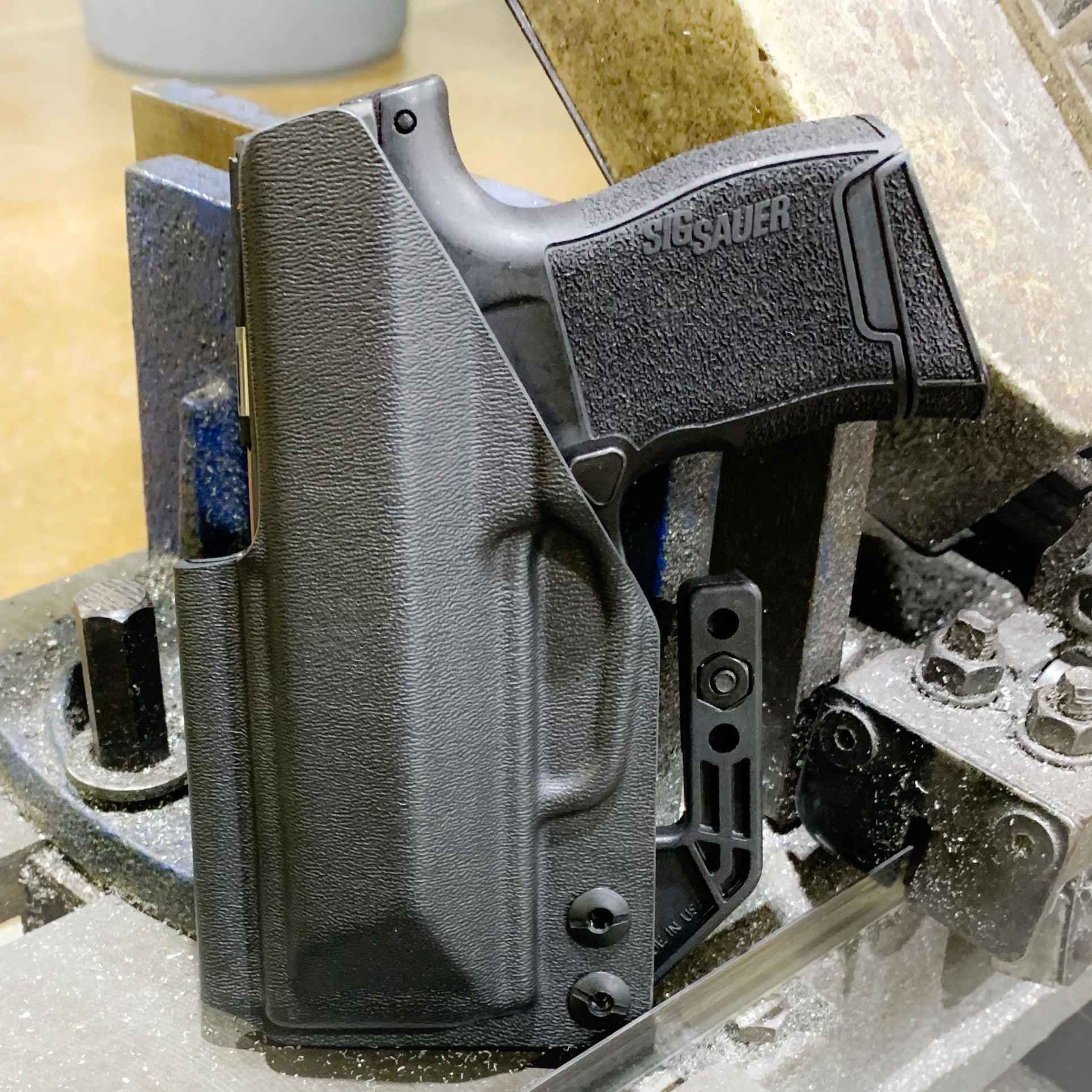 For the best Inside Waistband IWB kydex holster for the Sig Sauer P365 with GoGuns Gas Pedal shop Four Brothers 4BROS Holsters.  Proudly made in the USA.