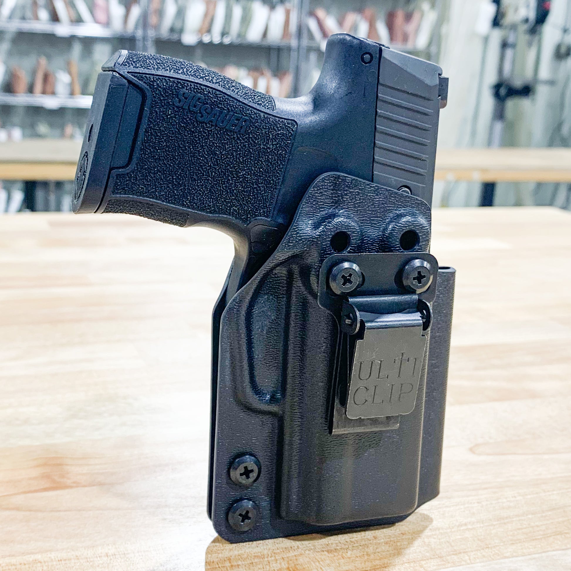 For the best Inside Waistband IWB kydex holster for the Sig Sauer P365 with GoGuns Gas Pedal shop Four Brothers 4BROS Holsters.  Proudly made in the USA.