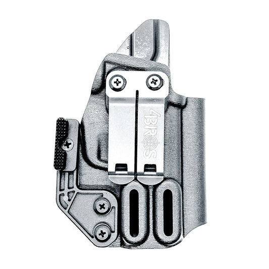 Black Inside the Waistband IWB AIWB holster for the Sig Sauer P365 pistol with DCC Monoblock and a Modwing.