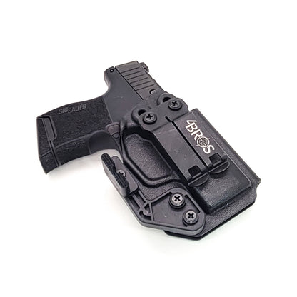 For the Best, most comfortable IWB, AIWB Inside Waistband Kydex holster for the Sig Sauer P365 pistol, shop Four Brothers 4BROS Holsters. Made in the USA.