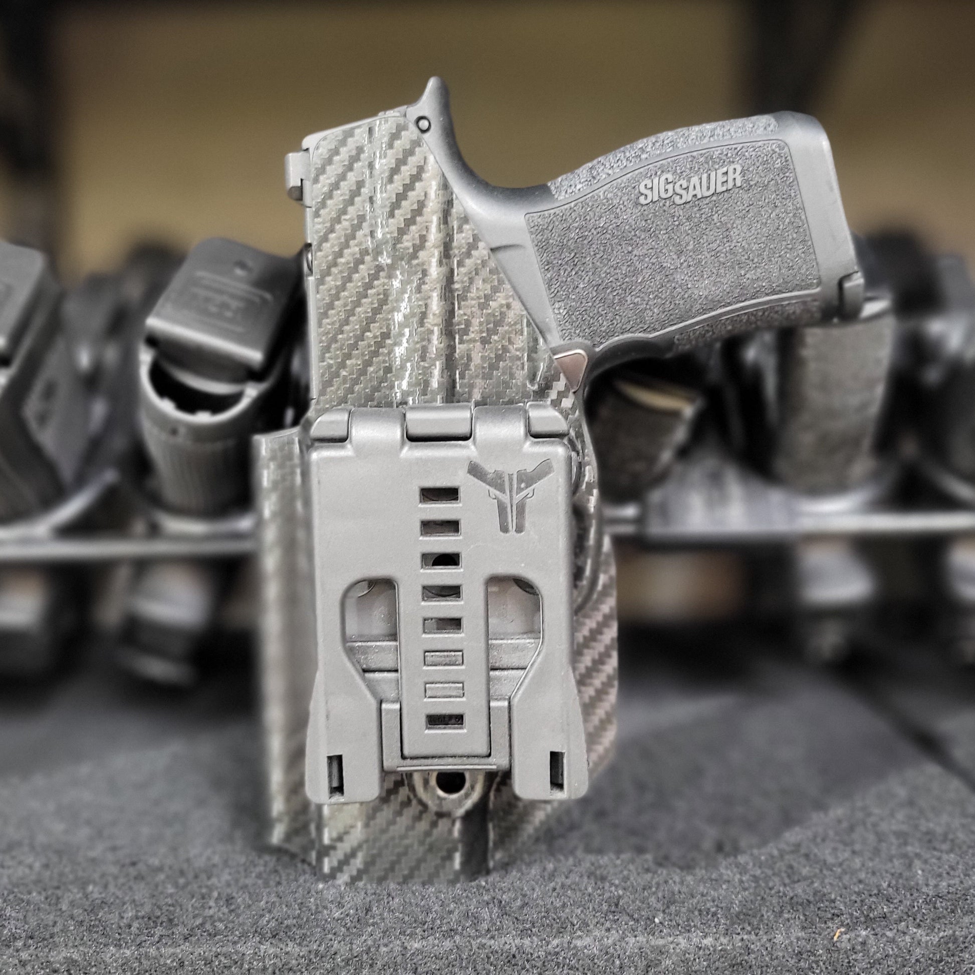 For the best, most comfortable, Outside Waistband OWB Kydex Holster for the Sig Sauer P365, P365X, and P365XL handgun, shop Four Brothers 4BROS Holsters.
