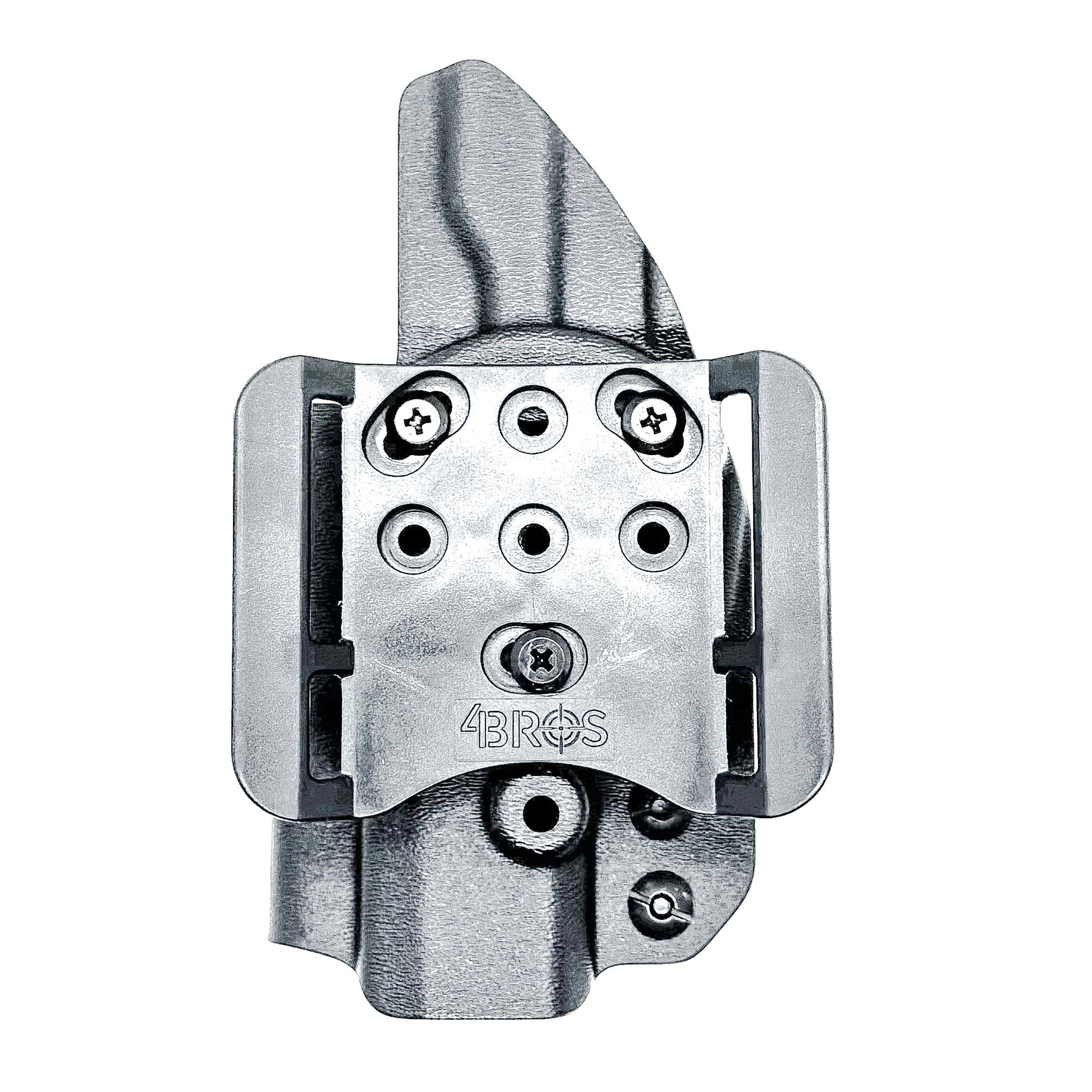 Black Outside Waistband OWB Kydex Holster for the Sig Sauer P365, P365X, and P365XL handgun with 4BROS 1.5" Belt Slide.