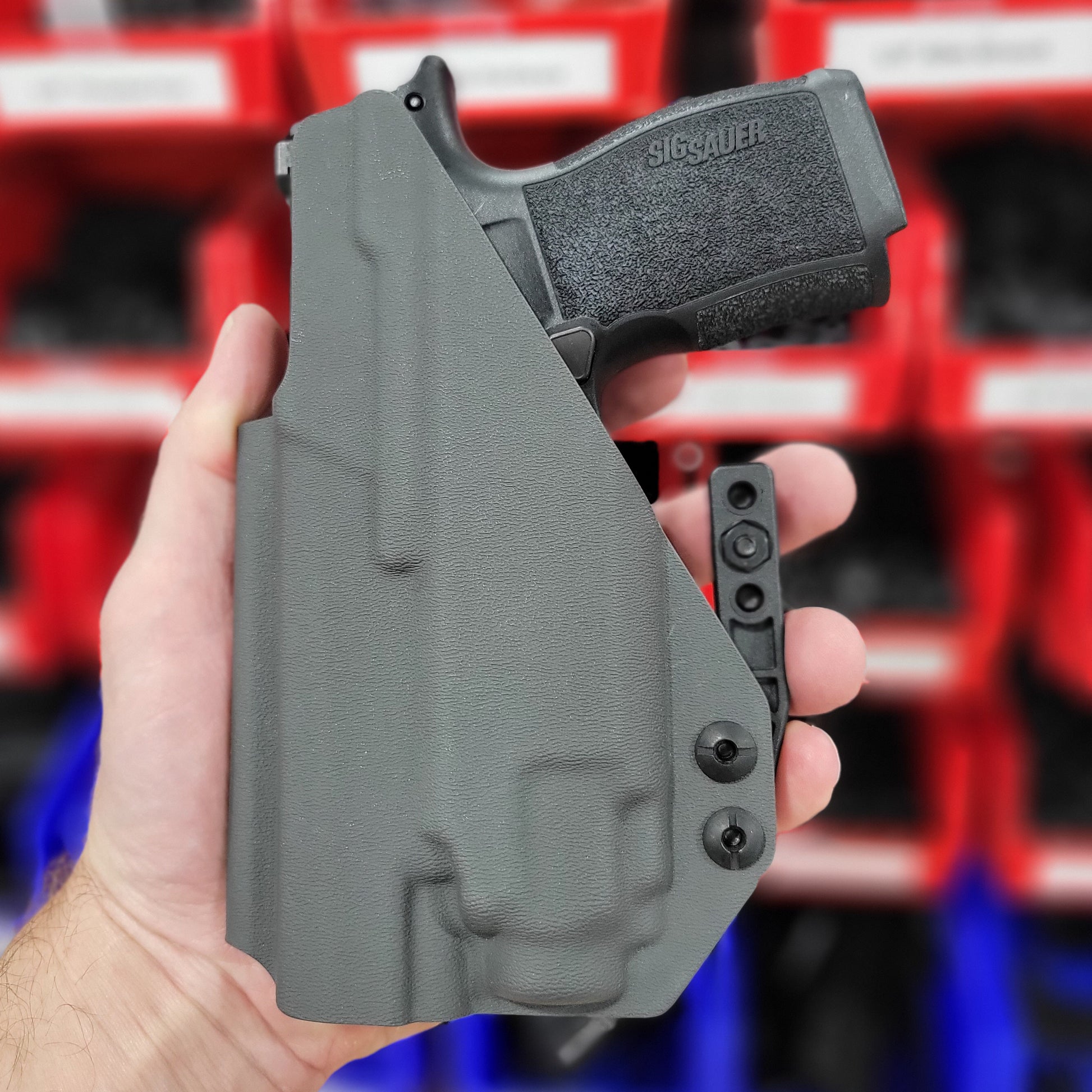 For the best Inside Waistband IWB AIWB Holster for the Sig Sauer P365 or P365XL 
& Streamlight TLR-8 Sub or TLR-8 G Sub shop Four Brothers 4BROS Holsters. 