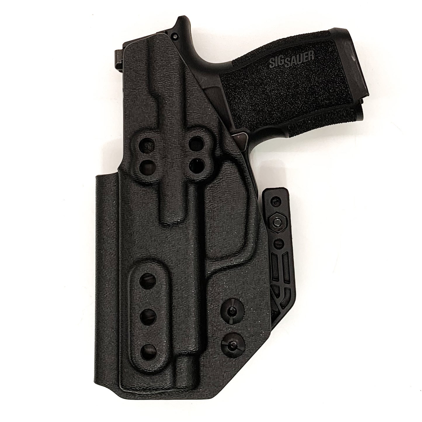 For the best, most comfortable IWB AIWB Inside Waistband Holster for the Sig Sauer P365XL  P 365 XL Shop Four Brothers 4BROS Holsters.  Proudly made in the USA.