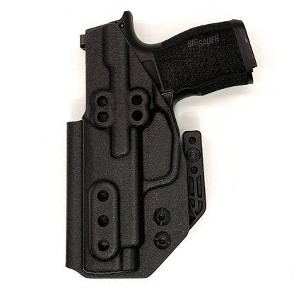 For the best, most comfortable IWB AIWB Inside Waistband Holster for the Sig Sauer P365XL  P 365 XL Shop Four Brothers 4BROS Holsters.  Proudly made in the USA.