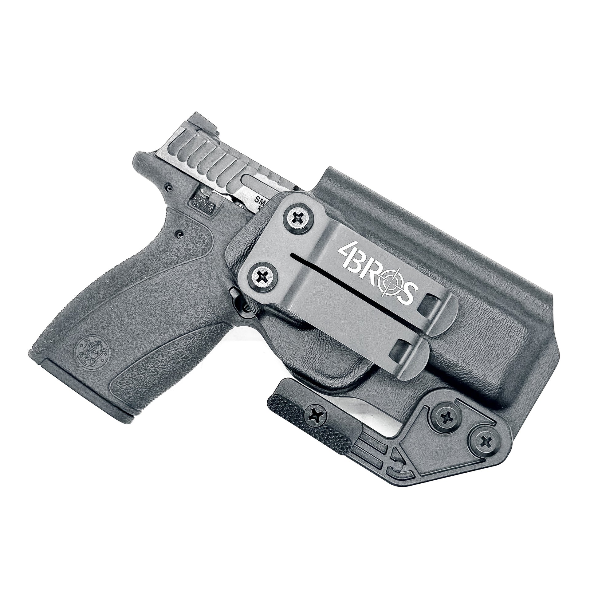 Black IWB holster for Smith & Wesson Bodyguard 2.0 and Carry Comp – inside waistband concealed carry holster