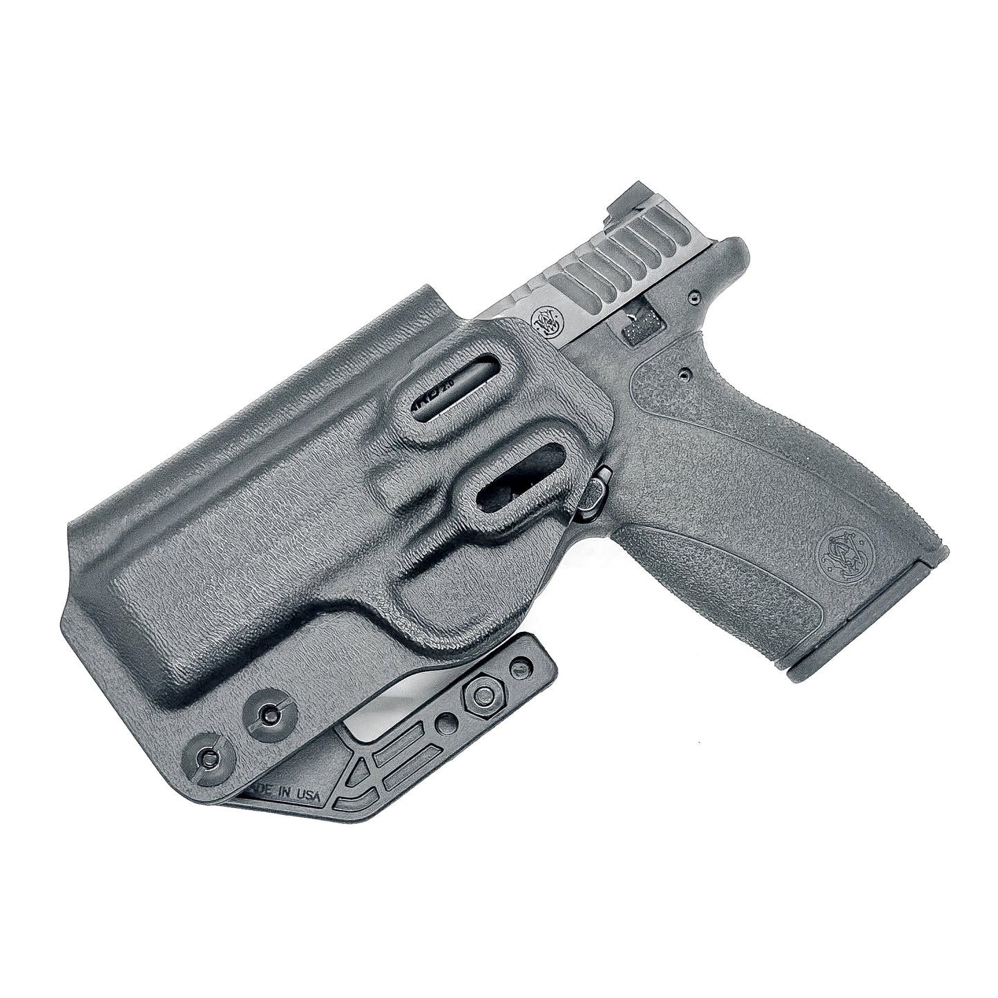 Black IWB holster for Smith & Wesson Bodyguard 2.0 and Carry Comp – inside waistband concealed carry holster