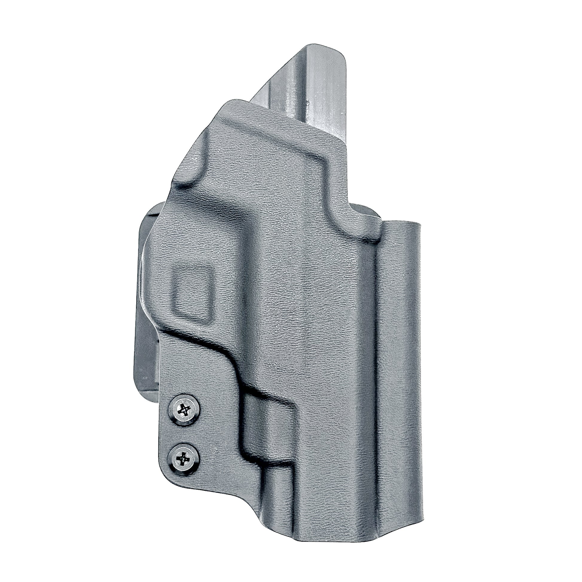 Smith & Wesson Shield, Shield Plus & Performance Center M&P 9 Shield Plus Carry Comp OWB holster. .093" Kydex material, precision fit, and Made in USA.