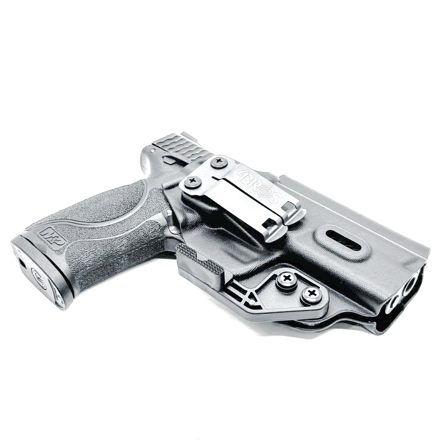 For the best IWB Inside Waistband Kydex Holster for the Smith & Wesson M&P 10MM M2.0 4" pistol with or without a thumb safety, shop Four Brothers Holsters.