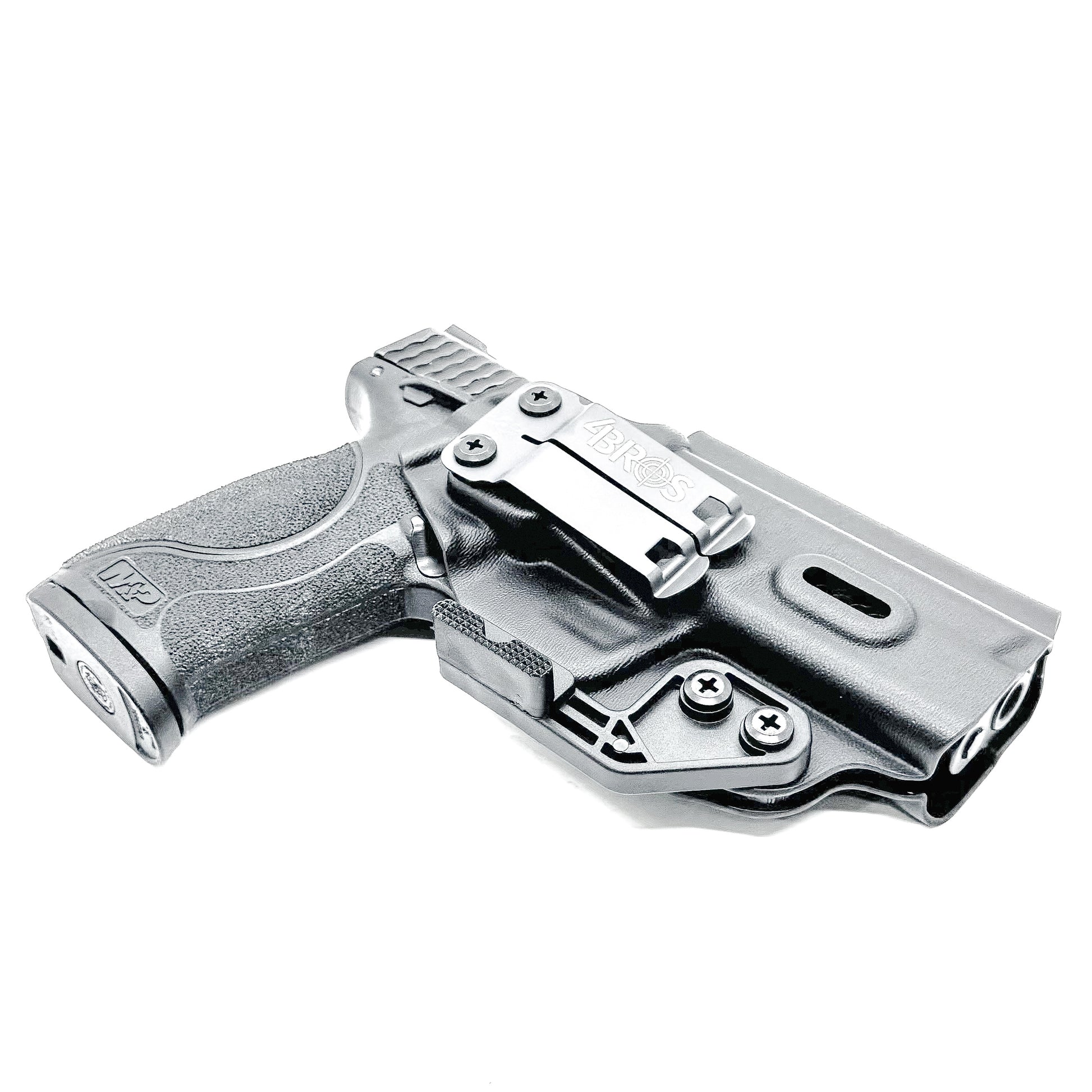 For the best IWB Inside Waistband Kydex Holster for the Smith & Wesson M&P 10MM M2.0 4" pistol with or without a thumb safety, shop Four Brothers Holsters.