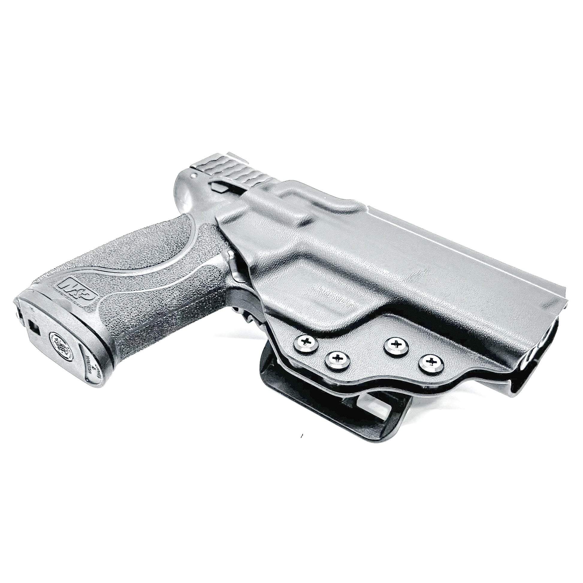 Outside waistband Kydex holster built for Smith & Wesson M&P 4.25", 4", and 3.6" full-size and compact pistols – precision-made by Four Brothers Holsters.