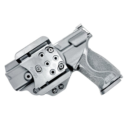 Outside waistband Kydex holster built for Smith & Wesson M&P 4.25", 4", and 3.6" full-size and compact pistols – precision-made by Four Brothers Holsters.