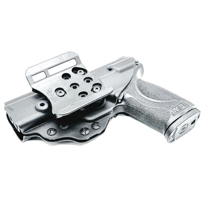 Outside waistband Kydex holster built for Smith & Wesson M&P 4.25", 4", and 3.6" full-size and compact pistols – precision-made by Four Brothers Holsters.