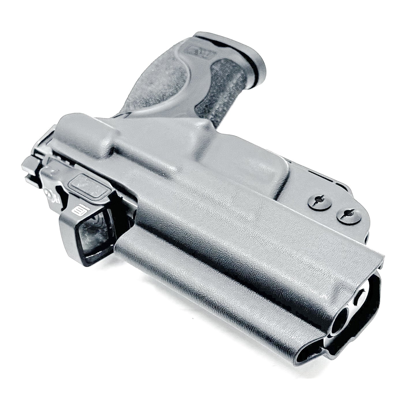Black Smith & Wesson M&P 9 M2.0 Metal and Metal Carry Comp IWB Holster with Monoblock and Modwing