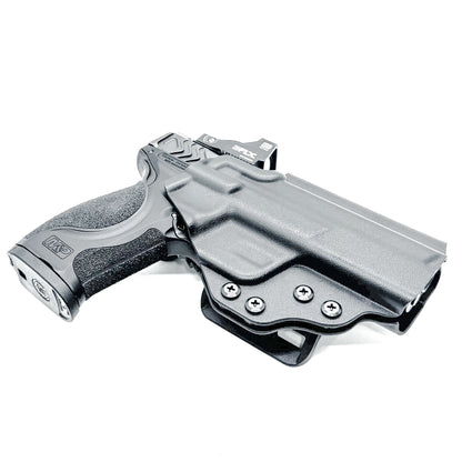 Black Smith & Wesson M&P 9 M2.0 Metal and Metal Carry Comp OWB Holster
