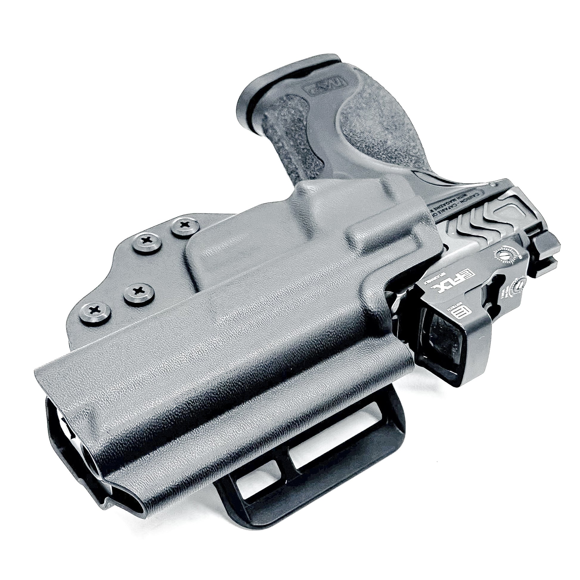 Black Smith & Wesson M&P 9 M2.0 Metal and Metal Carry Comp OWB Holster