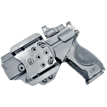 Black Smith & Wesson M&P 9 M2.0 Metal and Metal Carry Comp OWB Holster