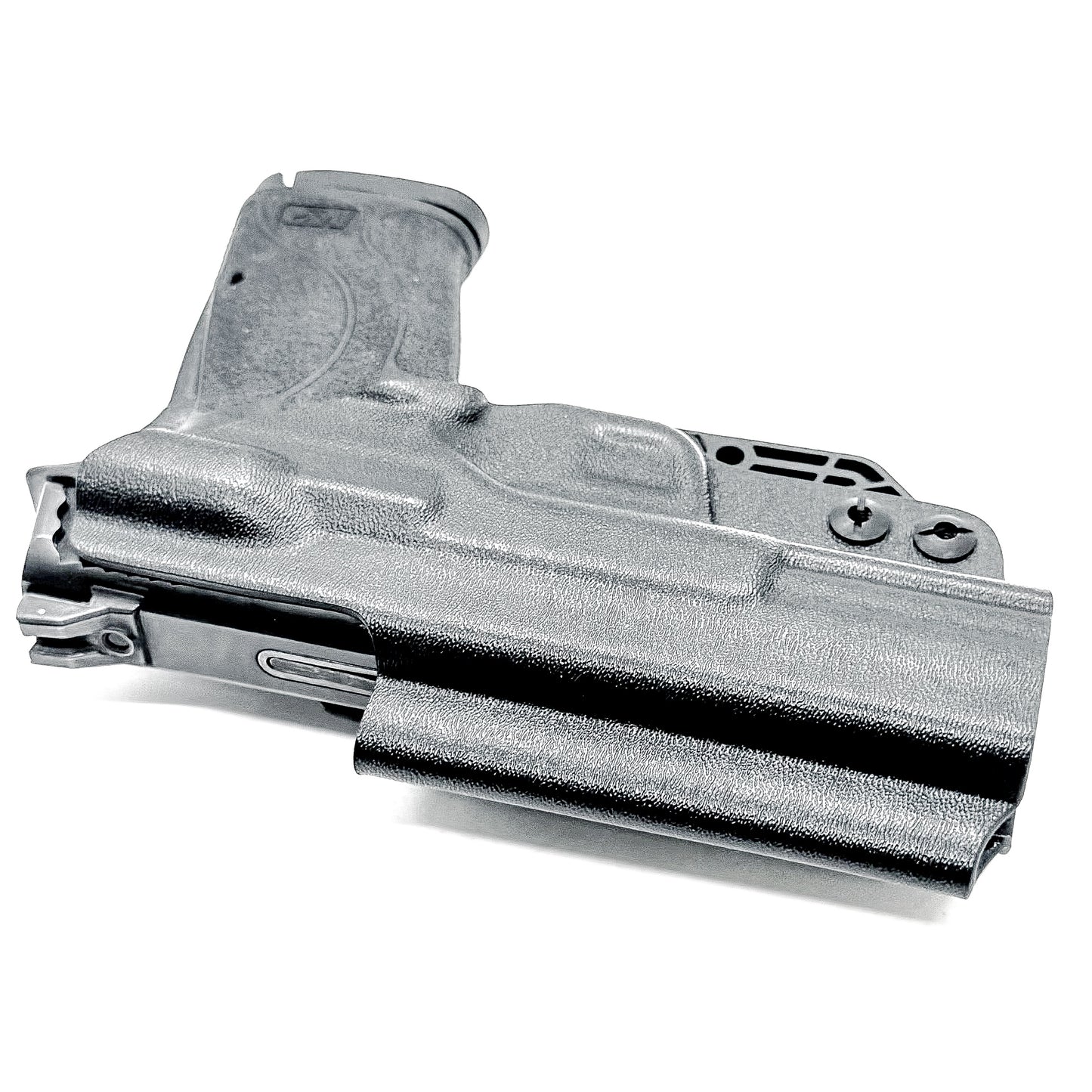 Smith & Wesson M&P 9 Shield EZ Inside Waistband (IWB) holster with adjustable retention, optics-ready cut, and low-profile design