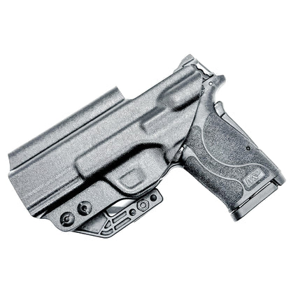Smith & Wesson M&P 9 Shield EZ Inside Waistband (IWB) holster with adjustable retention, optics-ready cut, and low-profile design