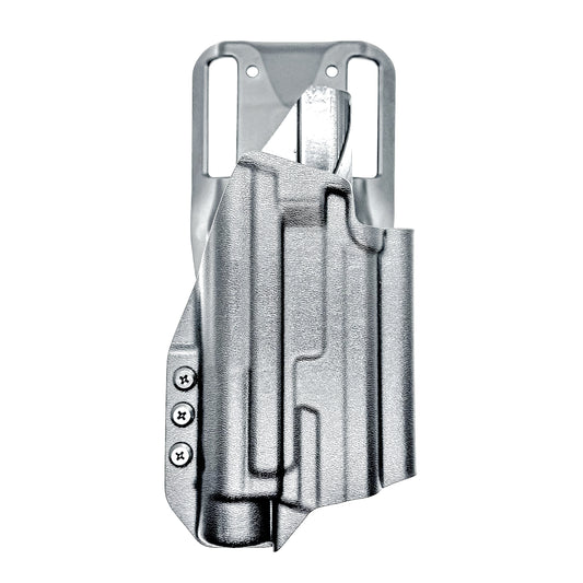 Outside Waistband Smith & Wesson 4.25" 9mm pistol & Streamlight TLR-1 HL-X Duty & Competition Style Kydex Holster