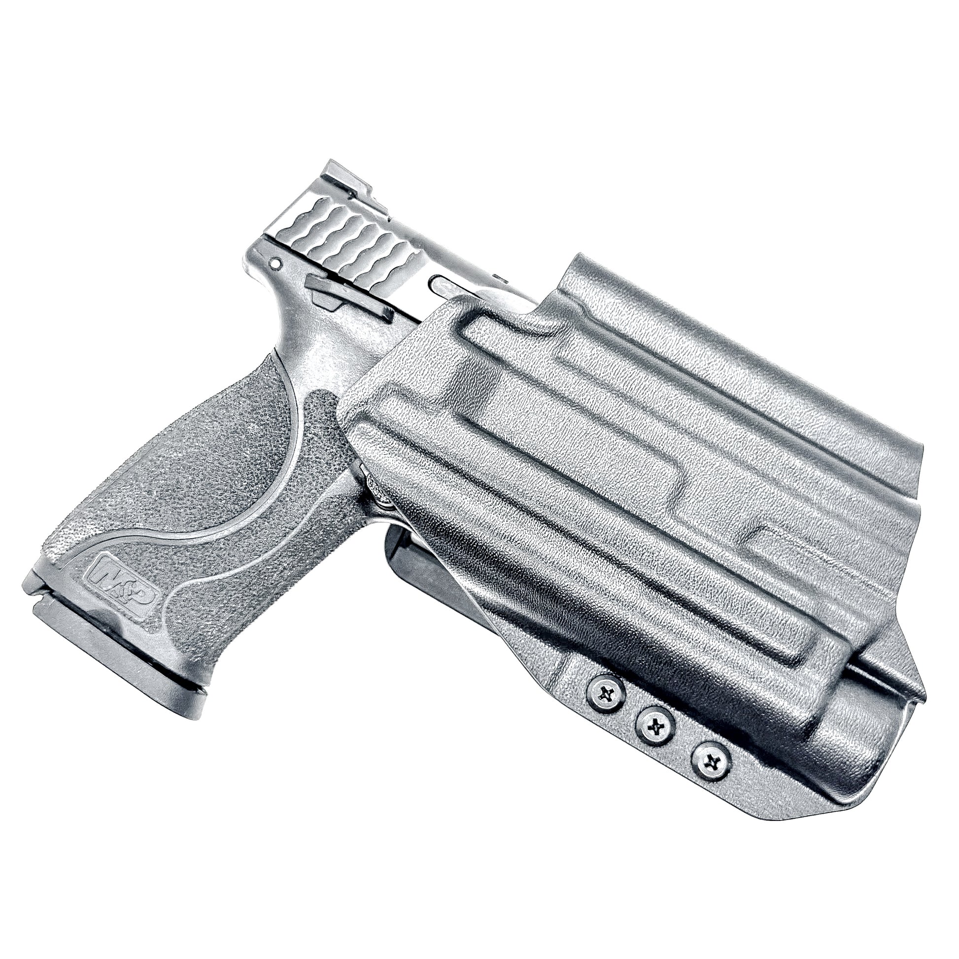 Outside Waistband OWB for the Smith & Wesson 4.25" 9mm pistol with the Streamlight TLR-1 HL-X Kydex Holster