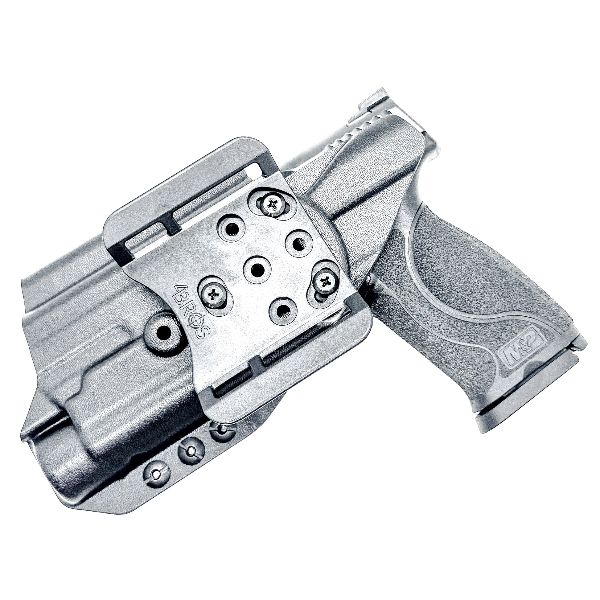 Outside Waistband OWB for the Smith & Wesson 4.25" 9mm pistol with the Streamlight TLR-1 HL-X Kydex Holster
