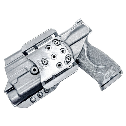 Outside Waistband OWB for the Smith & Wesson 4.25" 9mm pistol with the Streamlight TLR-1 HL-X Kydex Holster