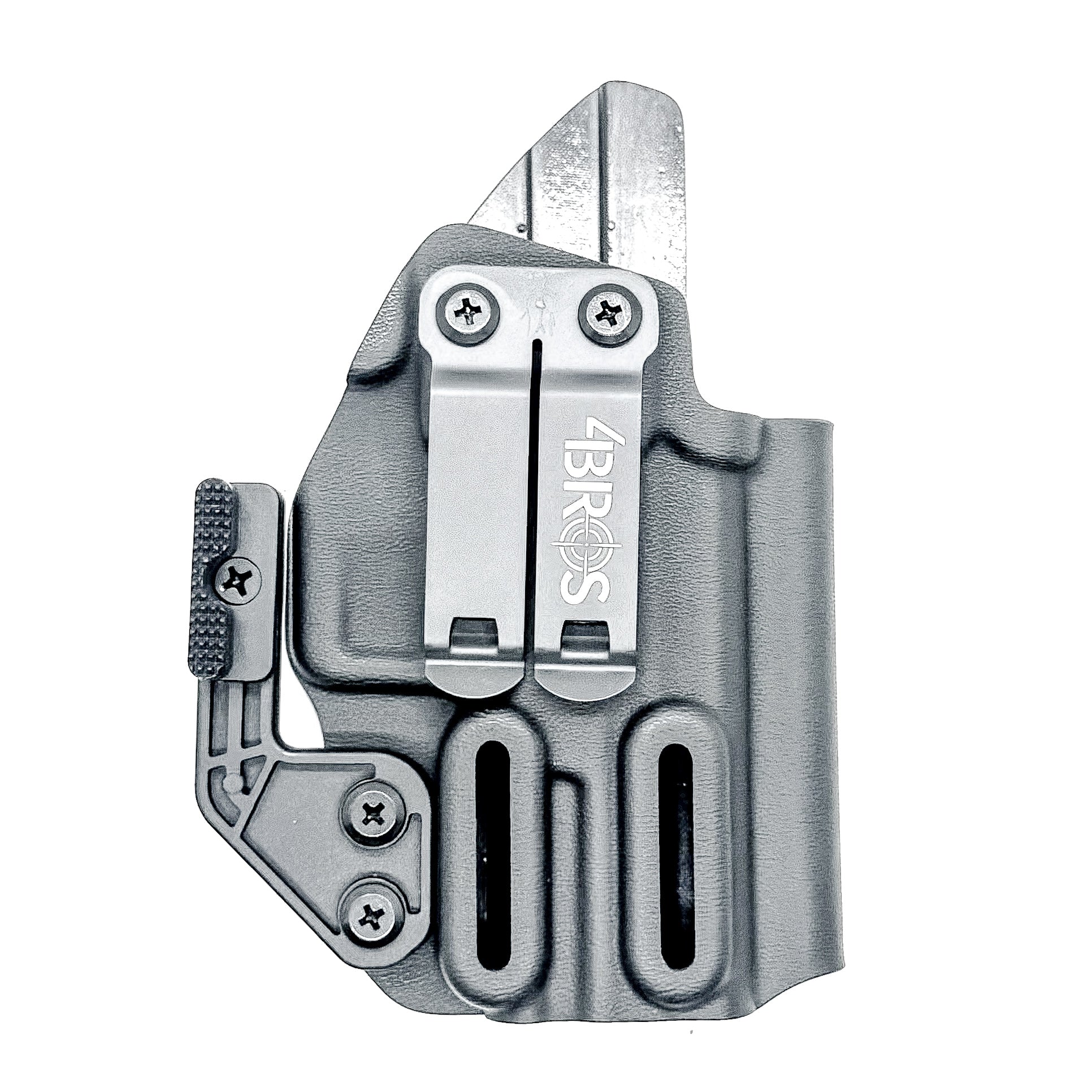 Precision-molded IWB holster for Smith & Wesson M&P Shield X. Adjustable retention, sweat-guard protection, optic-cut ready, and proudly made in the USA