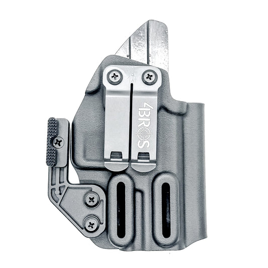 Precision-molded IWB holster for Smith & Wesson M&P Shield X. Adjustable retention, sweat-guard protection, optic-cut ready, and proudly made in the USA