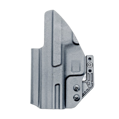 Precision-molded IWB holster for Smith & Wesson M&P Shield X. Adjustable retention, sweat-guard protection, optic-cut ready, and proudly made in the USA