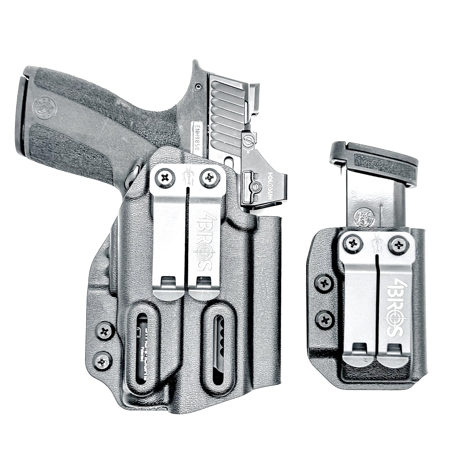 Inside Waistband IWB & AIWB Holster & Magazine Carrier combo for the Smith & Wesson M&P Shield X & TLR-7 X Sub or TLR-7 HL-X Sub