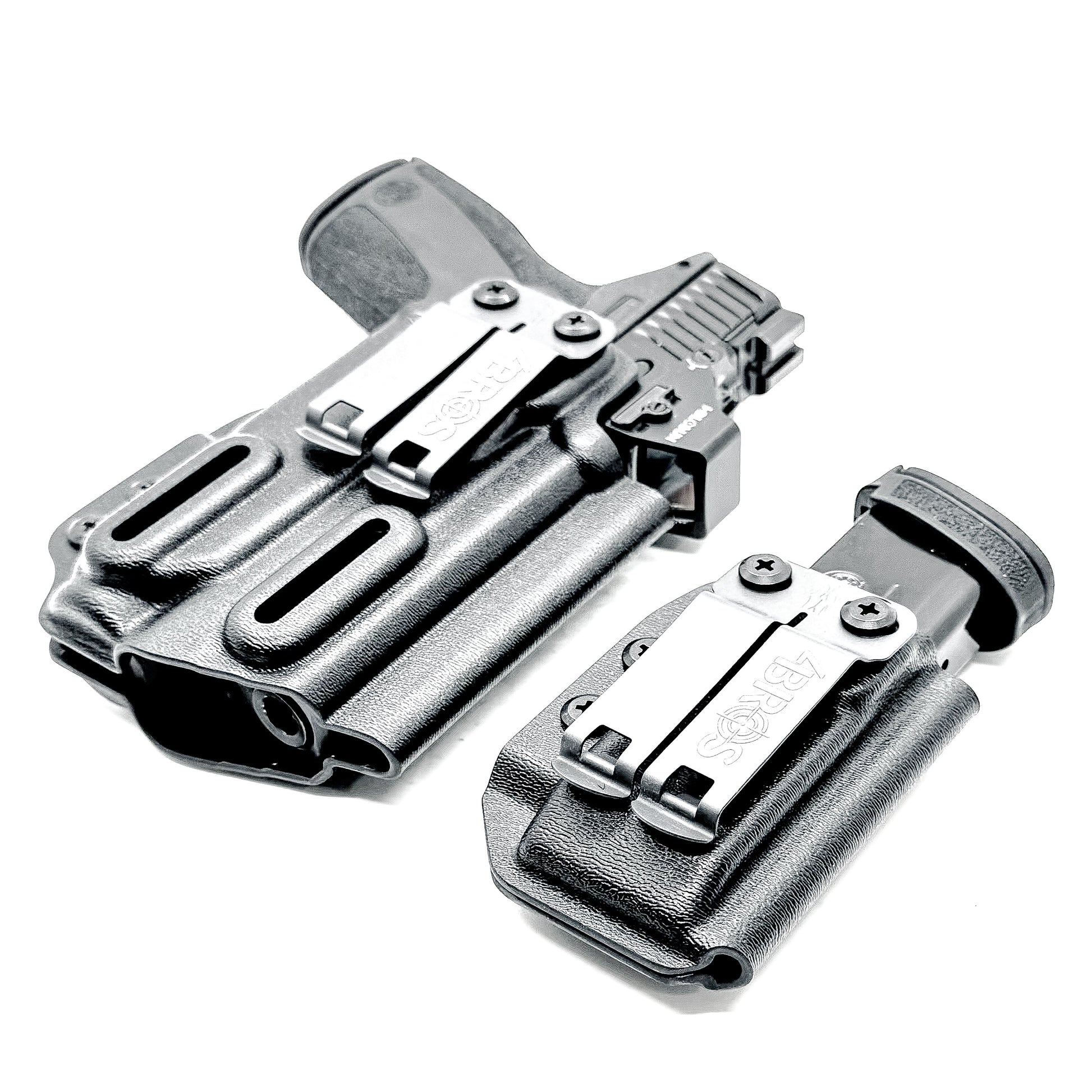 Inside Waistband IWB & AIWB Holster & Magazine Carrier combo for the Smith & Wesson M&P Shield X & TLR-7 X Sub or TLR-7 HL-X Sub