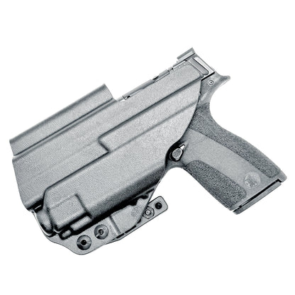 Black Kydex Precision IWB holster for M&P Shield X with TR-8 Sub, TR-8 X Sub & TR-8 HL-X Sub with Monoblock and Modwing