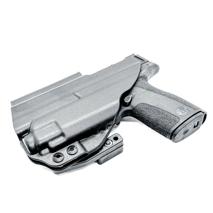 Black Kydex Precision IWB holster for M&P Shield X with TR-8 Sub, TR-8 X Sub & TR-8 HL-X Sub with Monoblock and Modwing