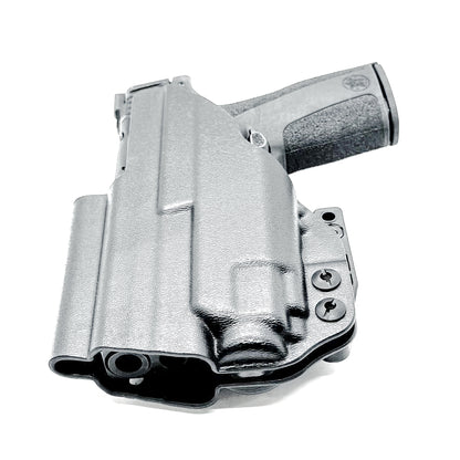 Black Kydex Precision IWB holster for M&P Shield X with TR-8 Sub, TR-8 X Sub & TR-8 HL-X Sub with Monoblock and Modwing